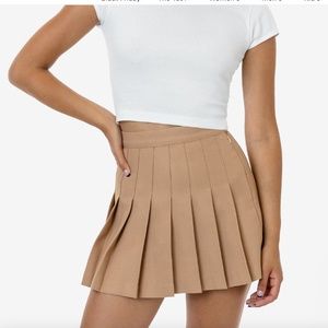 pleated tennis skirt